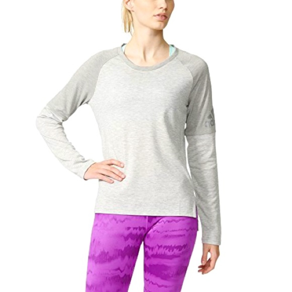 Adidas Grey Raglan Sweatshirt